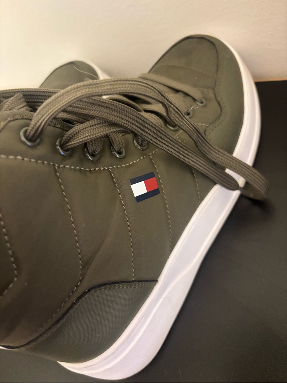 Tommy Hilfiger  Casual Sneakers in Olive- Women - Picture 3 of 5